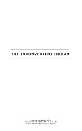 The Inconvenient Indian A Curious Account Of Native People In North America 1st Edition Thomas King