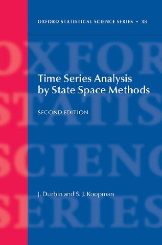 Time Series Analysis By State Space Methods Second Edition 2nd Edition James Durbin