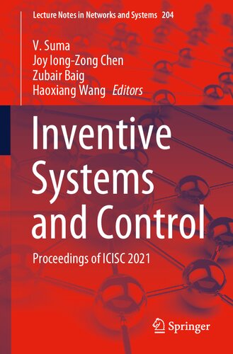 Inventive Systems And Control Proceedings Of Icisc 2021 V Suma Editor