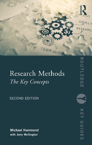 Research Methods The Key Concepts 2nd Michael Hammond Jerry Wellington