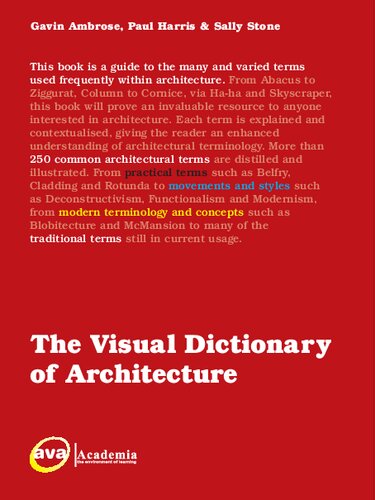 The Visual Dictionary Of Architecture 1st Edition Gavin Ambrose