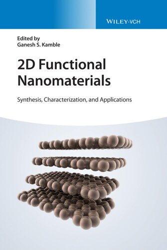 2d Functional Nanomaterials Synthesis Characterization And Applications Ganesh S Kamble Ed