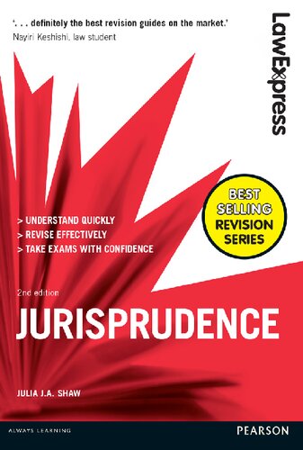 Law Express Jurisprudence 2nd Edition Julia Ja Shaw