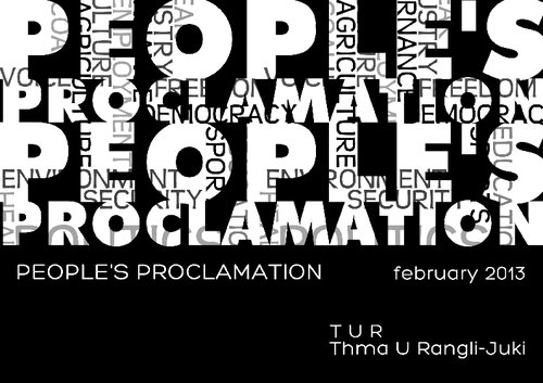 Peoples Proclamation Thma U Ranglijuki Tur No Ocr Thma U Ranglijuki Tur