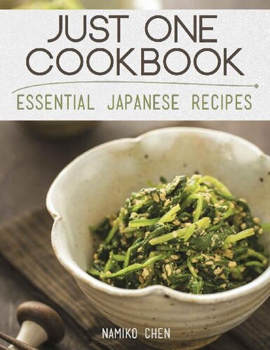 Just One Cookbook Essential Japanese Recipes Namiko Chen