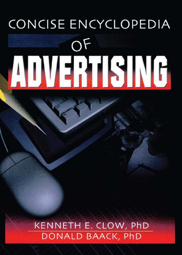 Concise Encyclopedia Of Advertising 1st Edition Robert E Stevens