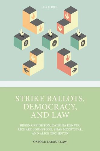 Strike Ballots Democracy And Law Breen Creighton Catrina Denvir