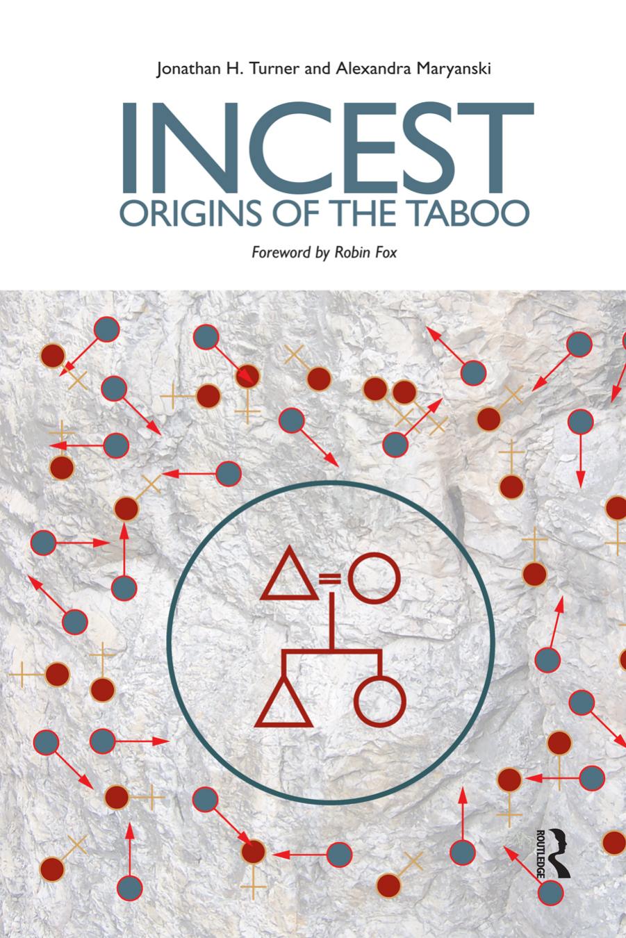 Incest Origins Of The Taboo 1st Jonathan H Turner Alexandra Maryanski