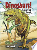 Dinosaurs Coloring Book Green Ed Jan Sovak
