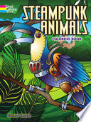 Steampunk Animals Coloring Book First Edition First Jeremy Elder