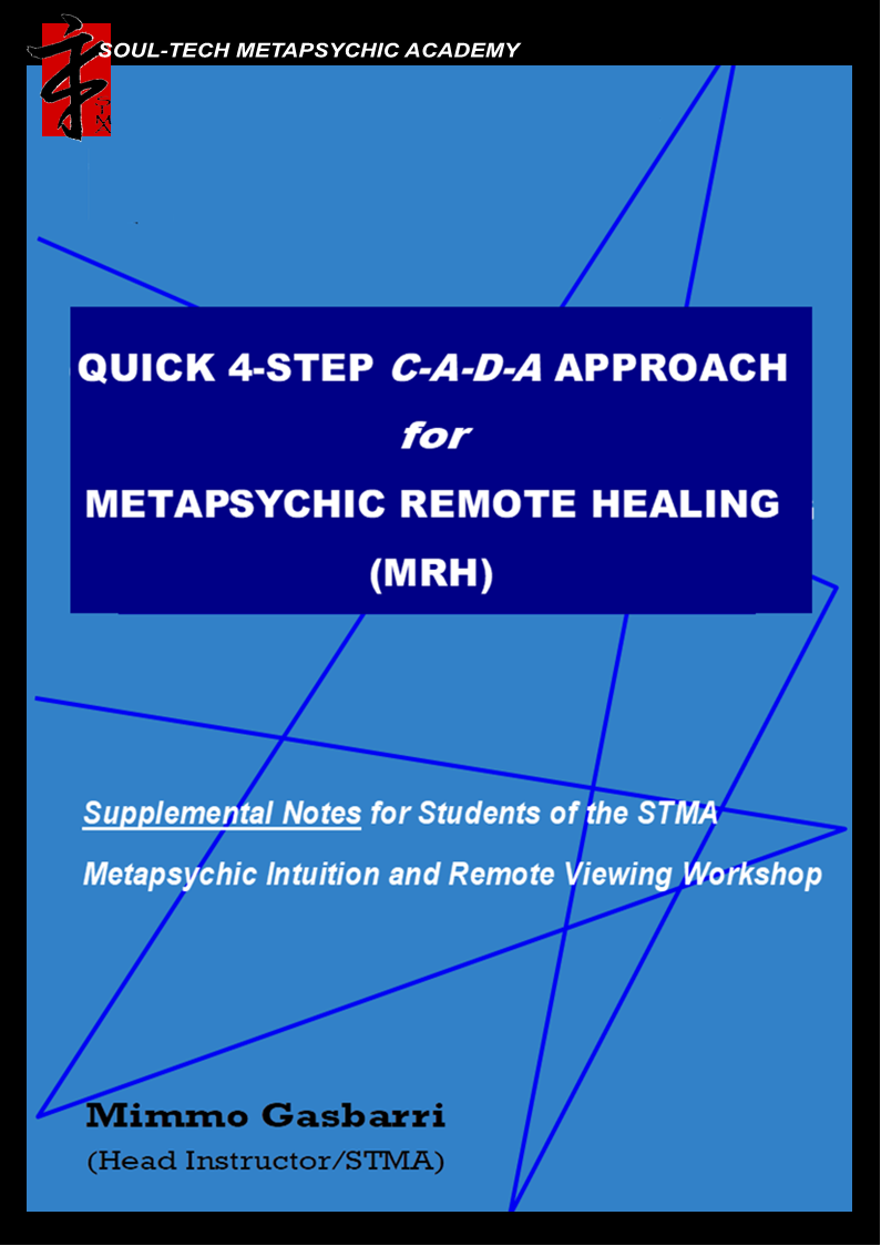 Quick 4step Cada Approach For Metapsychic Remote Healing Mrh Mimmo Gasbarri