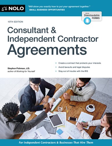 Consultant Independent Contractor Agreements Tenth Stephen Fishman Jd