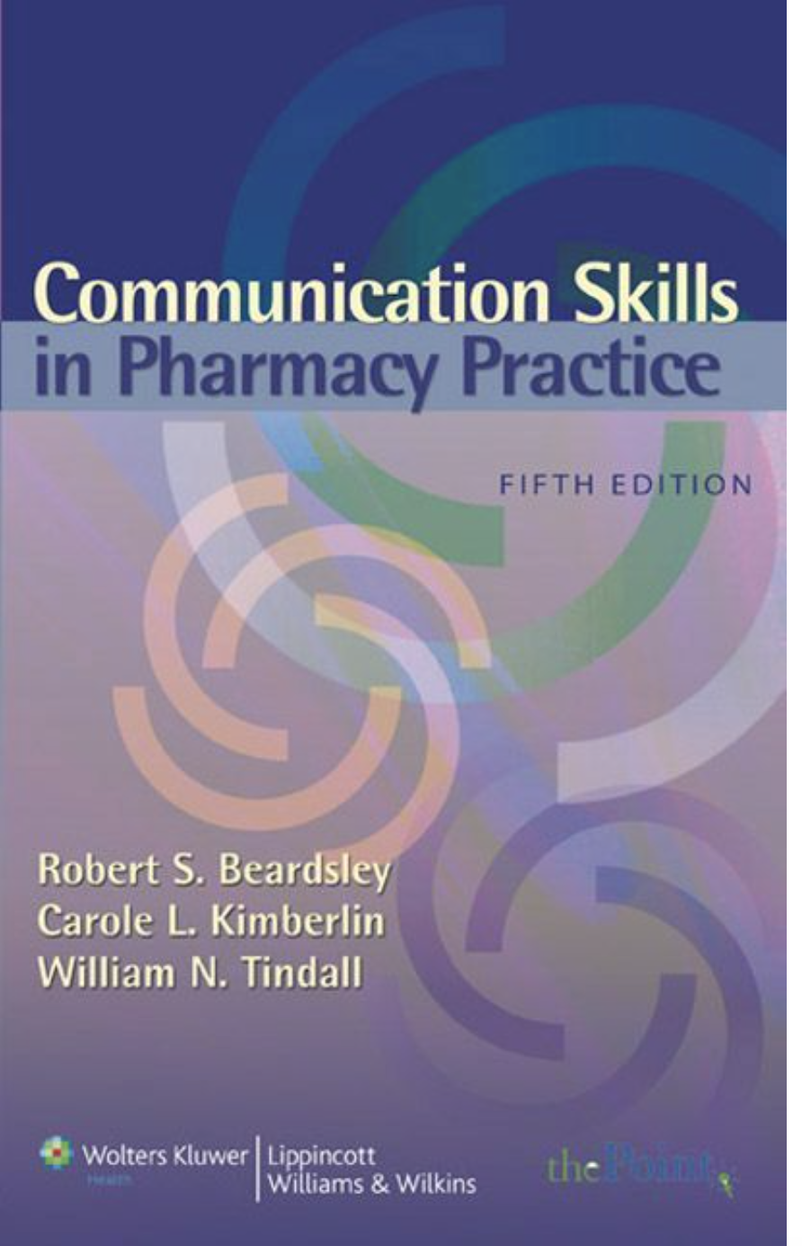 Communication Skills In Pharmacy Practice 5e Beardsley Robert