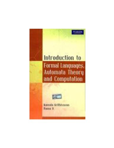 Introduction To Formal Languages Automata Theory And Computation Kamala Krithivasan