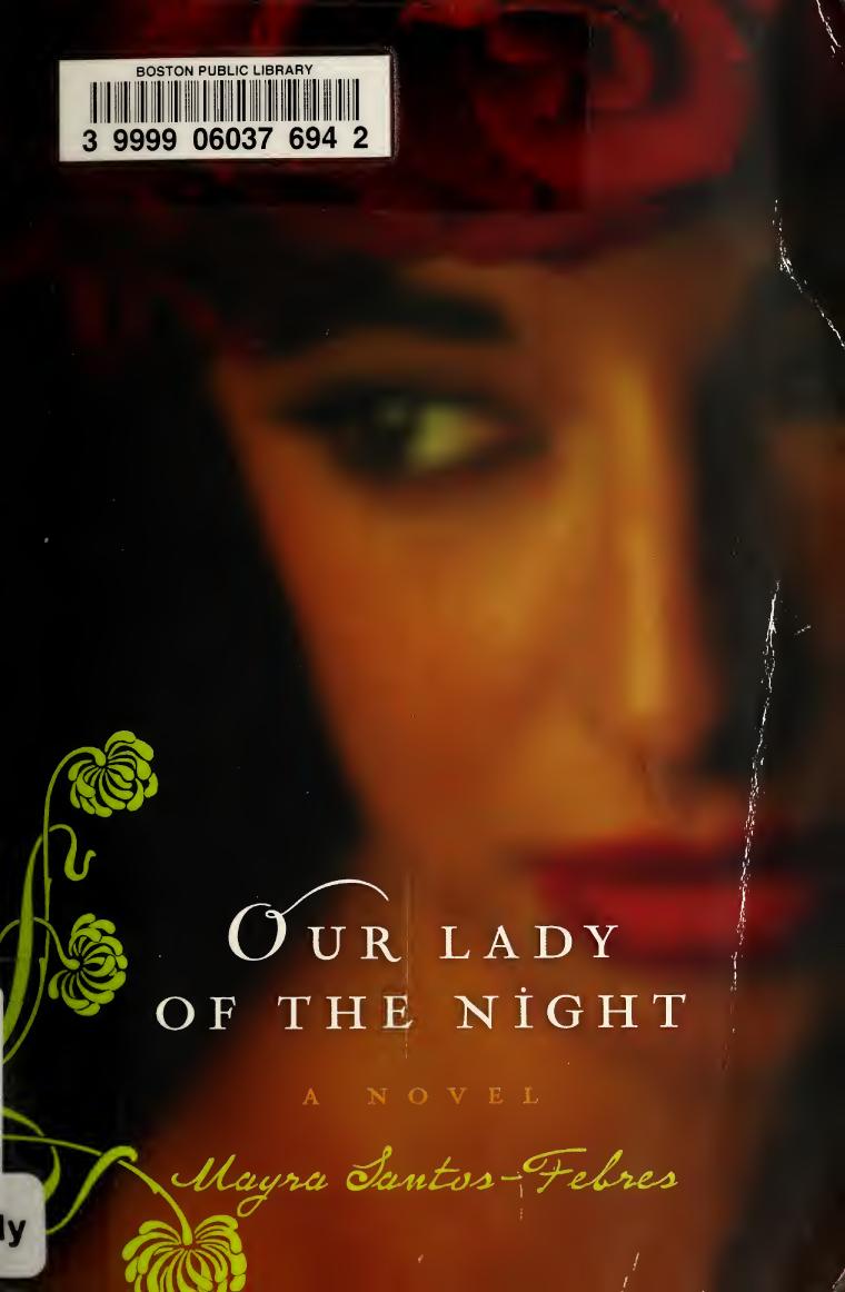 Our Lady Of The Night A Novel 1st Edition Mayra Santosfebres