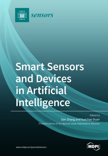 Smart Sensors And Devices In Artificial Intelligence Dan Zhang Editor