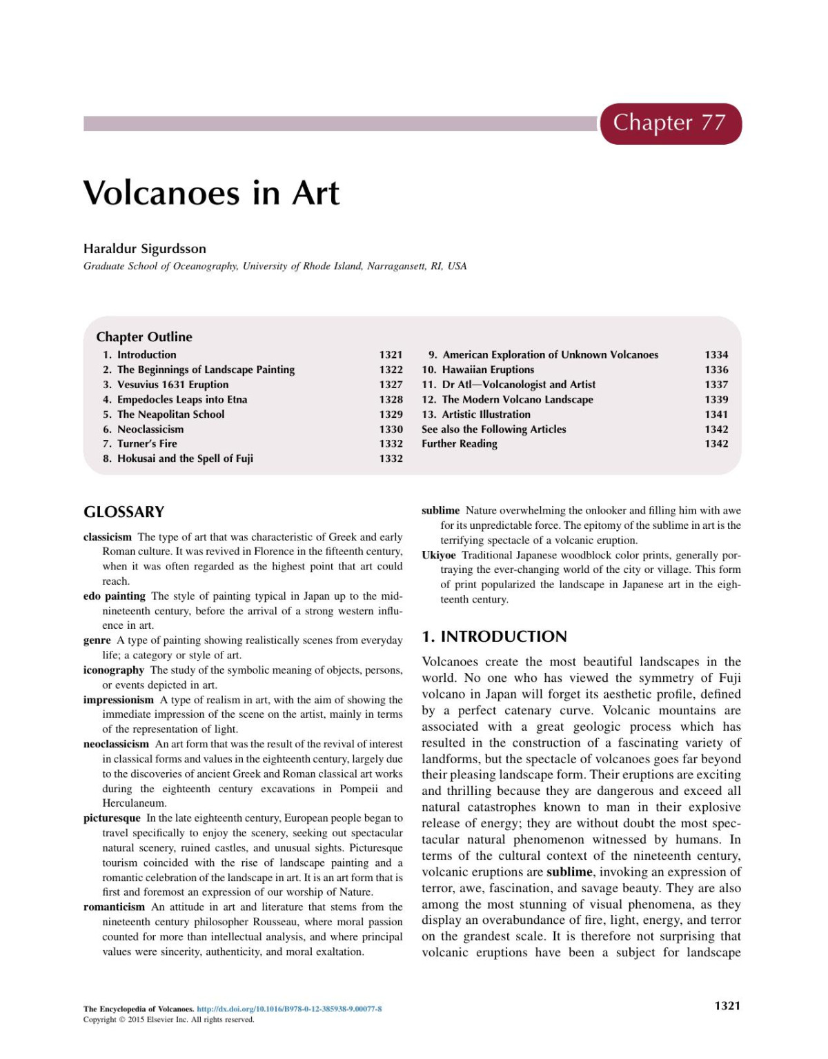 Chapter 77 Volcanoes In Art Haraldur Sigurdsson