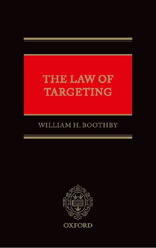 The Law Of Targeting 1st Edition William H Boothby