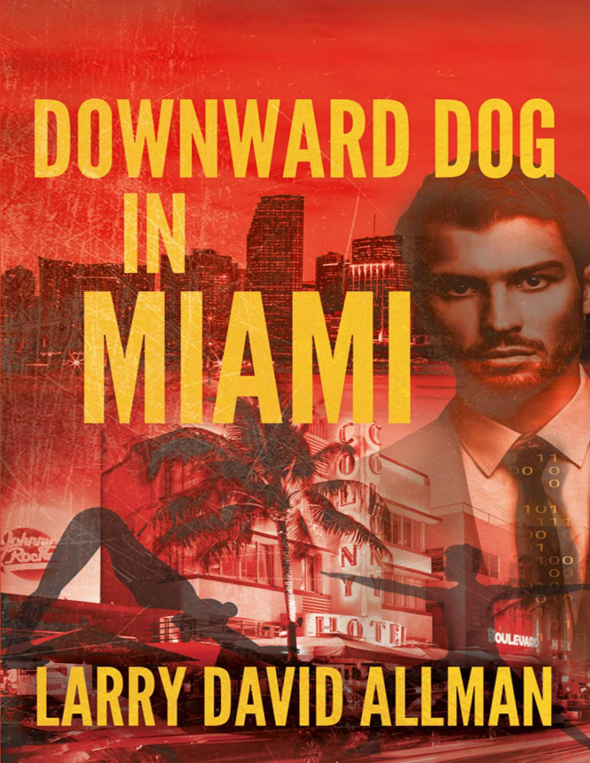 Downward Dog In Miami Larry David Allman