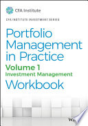 Portfolio Management In Practice Volume 1 Investment Management Workbook Cfa Institute Investment Series Volume 1 Cfa Institute