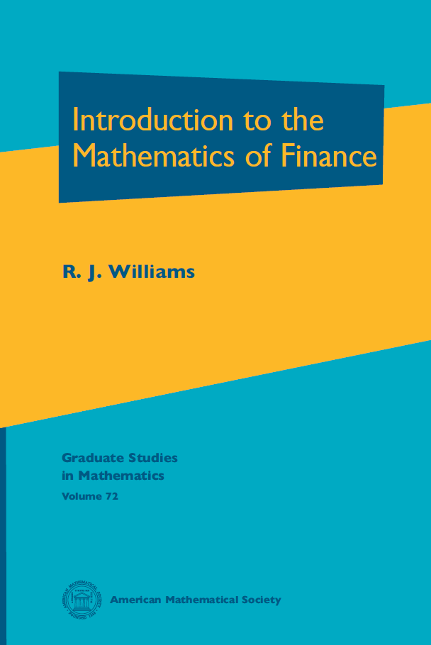 Introduction To The Mathematics Of Finance R J Williams