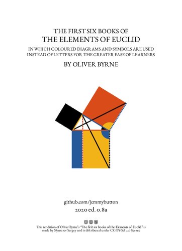 The Elements Of Euclid 8th Edition Oliver Byrne