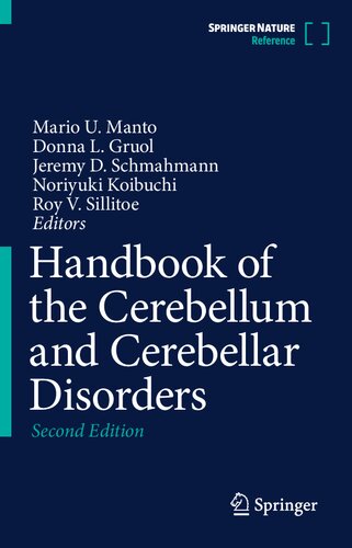 Handbook Of The Cerebellum And Cerebellar Disorders 2nd Edition Mario U Manto