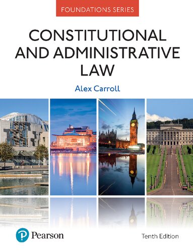 Constitutional And Administrative Law Foundation Studies In Law Series 10th Edition 10th Edition Carroll