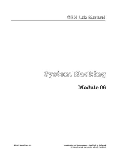 Ceh V11 Lab Manual 68 Eccouncil