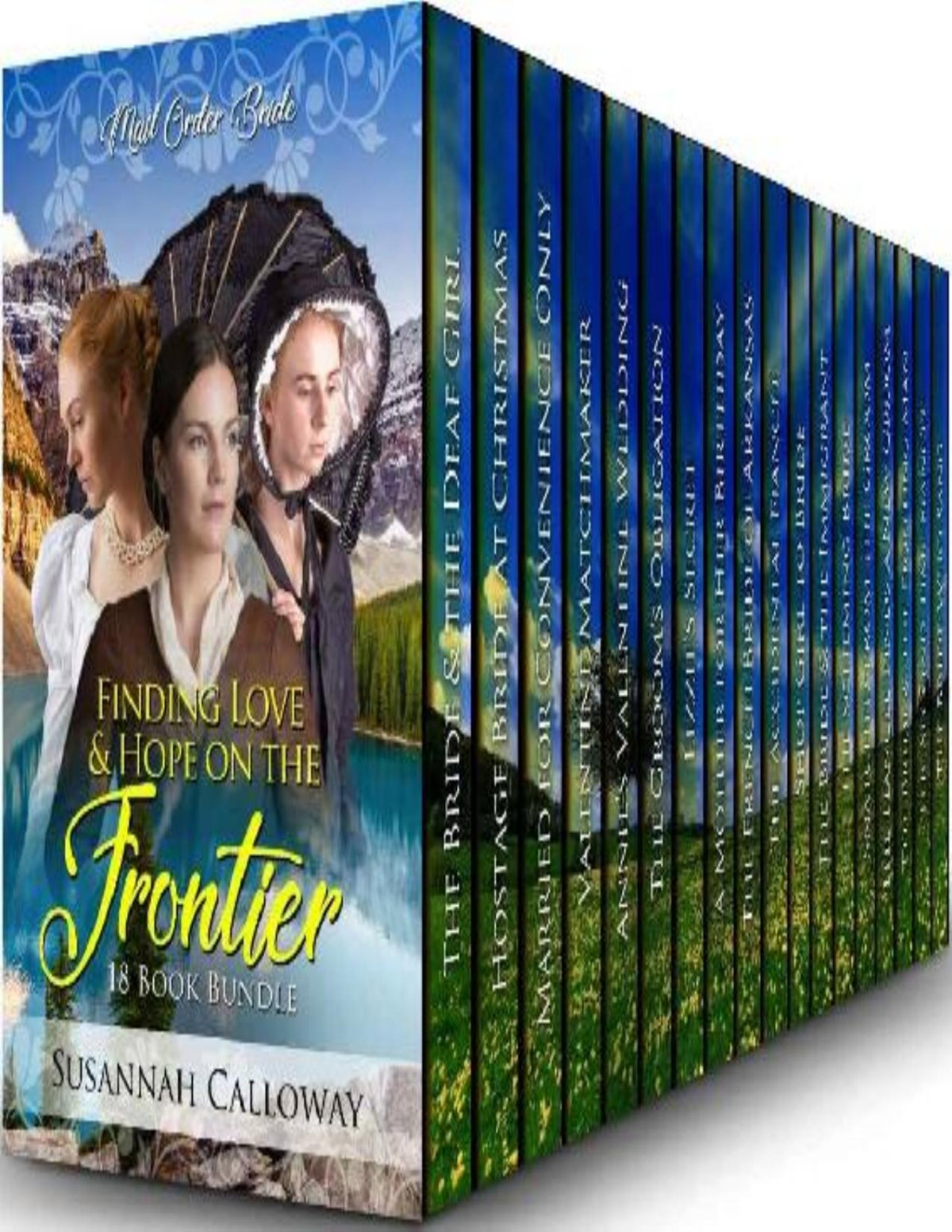 Finding Love Hope On The Frontier 18 Book Bundle Susannah Calloway