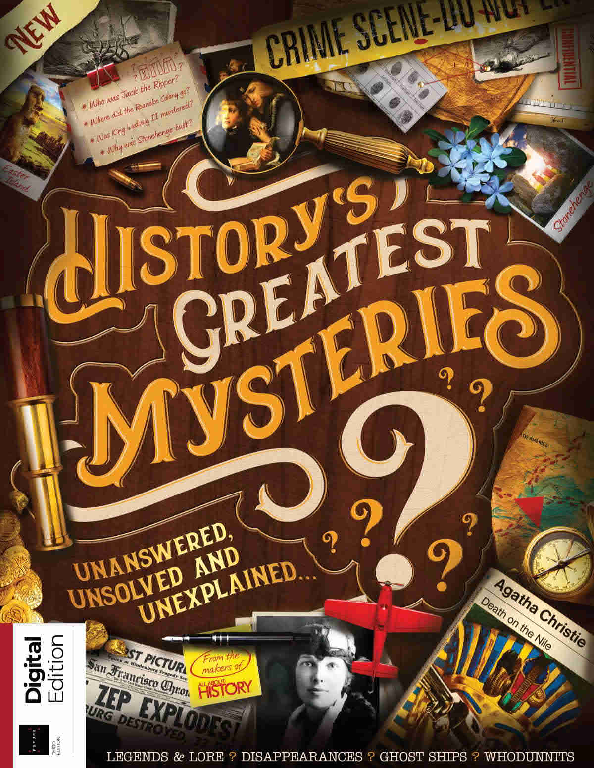 Historys Greatest Mysteries Unanswered Unsolved And Unexplained 3rd Edition Philippa Grafton