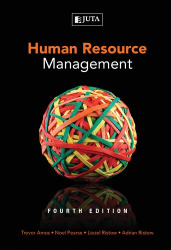 Human Resource Management 4th Edition Trevor Amos Noel Pearse