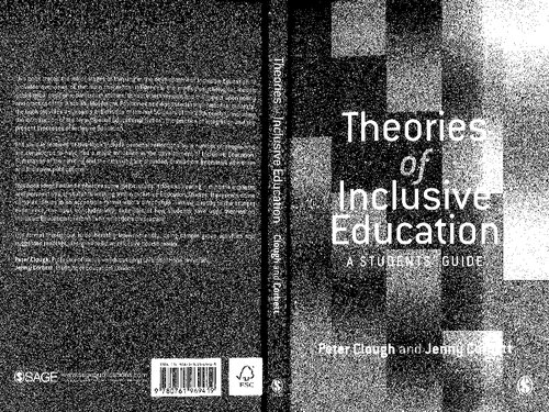 Theories Of Inclusive Education 1st Edition Peter Clough Jenny Corbert