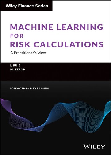 Machine Learning For Risk Calculations A Practitioners View The Wiley Finance Series 1st Edition Ignacio Ruiz