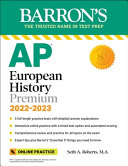Ap European History Premium 20222023 5 Practice Tests Comprehensive Review Online Practice Barrons Test Prep Eleventh Roberts Ma