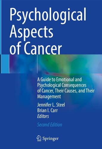 Psychological Aspects Of Cancer Second Edition 2nd Ed 2022