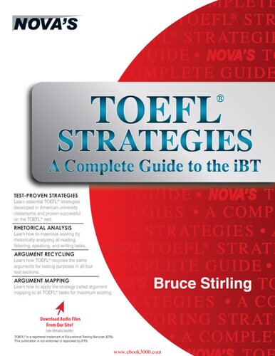 Toefl Strategies A Complete Guide To The Ibt Bruce Stirling