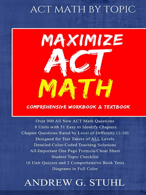 Maximize Act Math Andrew G Stuhl