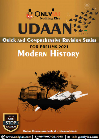 Onlyias Udaan Modern History For Prelims 2021 Onlyias