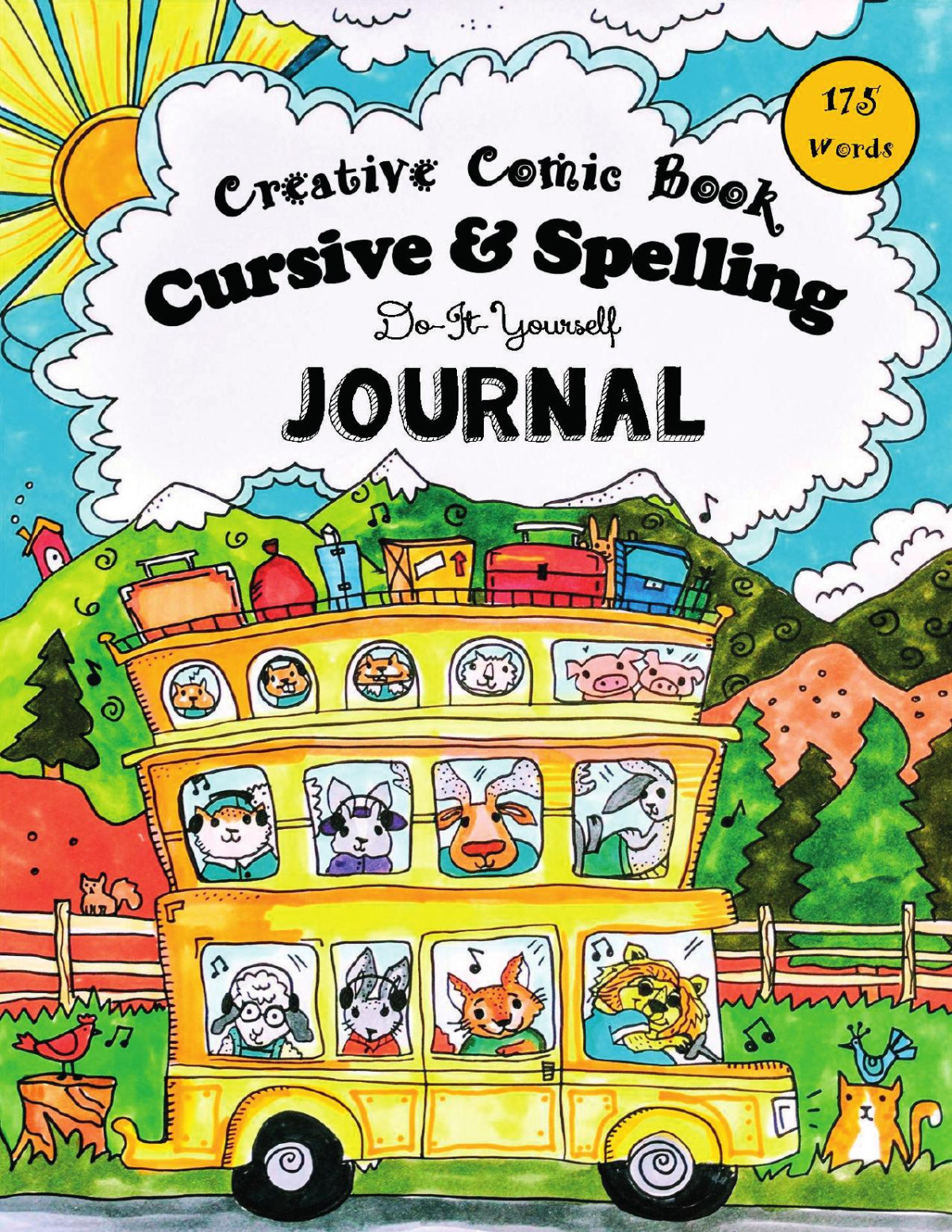 Creative Comic Book Cursive Spelling Journal Sarah Janisse Brown