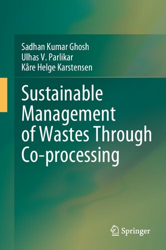 Sustainable Management Of Wastes Through Coprocessing Sadhan Kumar Ghosh