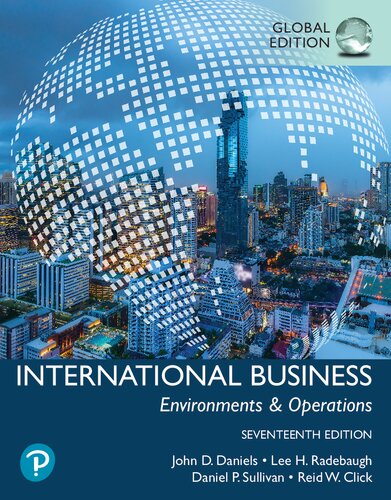 International Business 17 Global John Radebaugh Lee Sullivan Daniel Daniels