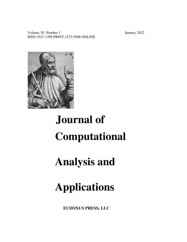 Journal Of Computational Analysis And Applications Volume 30 2022 George Anastassiou