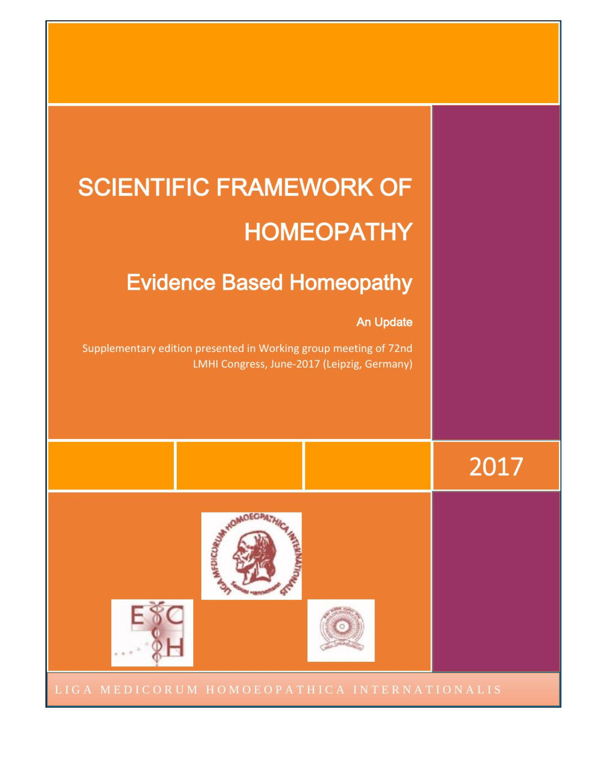 Scientific Framework Of Homeopathy Evidence Based Homeopathy Raj K Manchanda