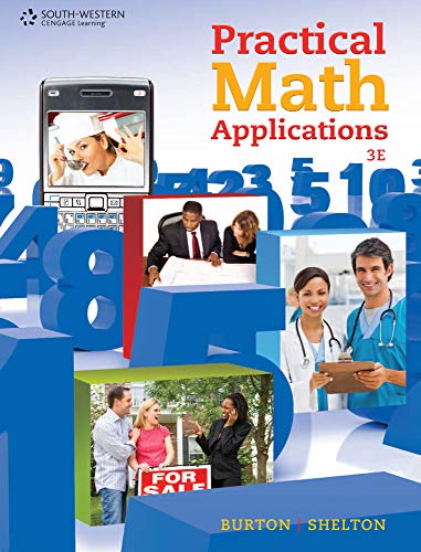 Practical Math Applications Sharon Burton