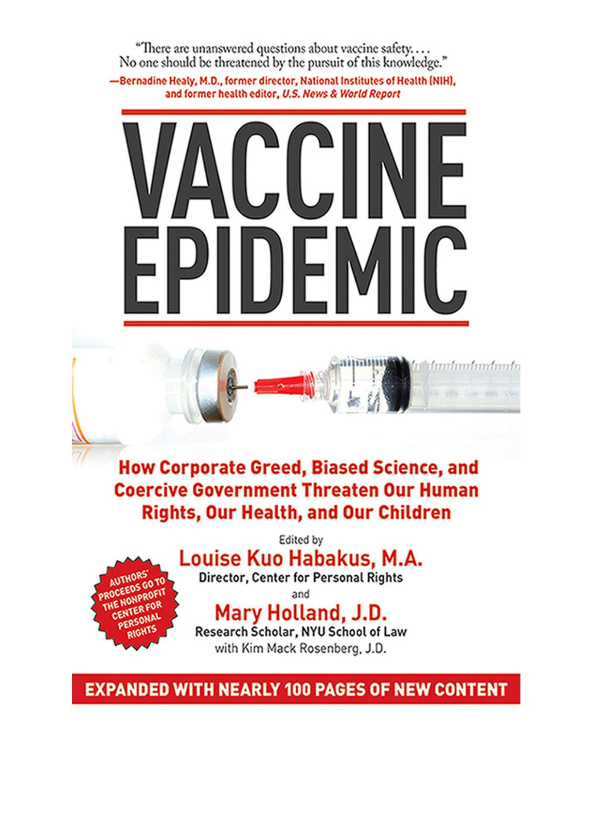 Vaccine Epidemic Louise Kuo Habakus