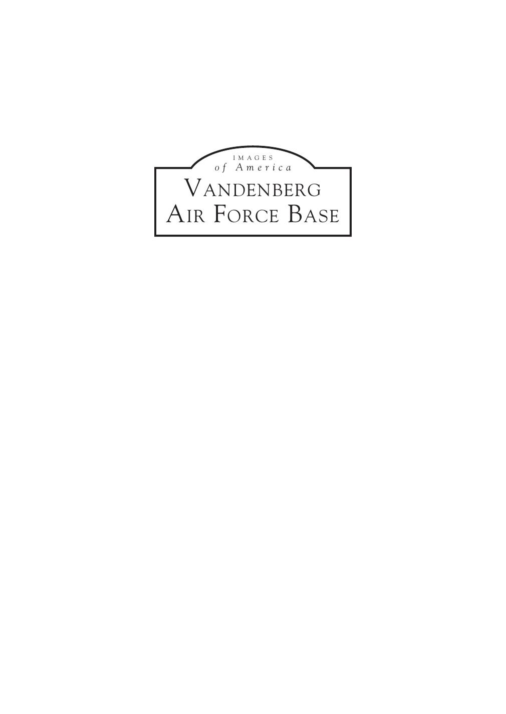 Vandenberg Air Force Base Joseph T Page Ii