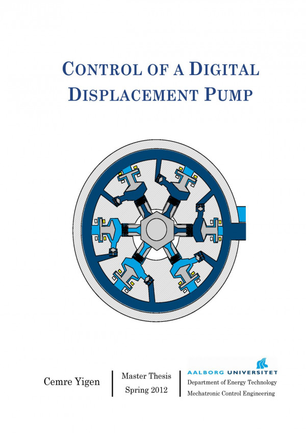 Control Of A Digital Displacement Pump Cemre Yigen