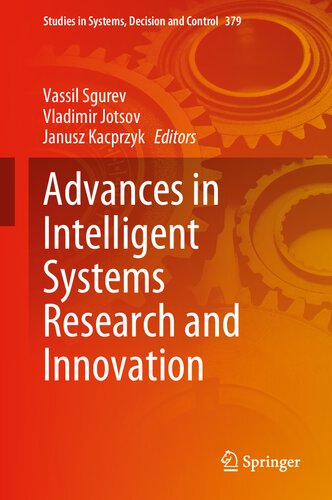 Advances In Intelligent Systems Research And Innovation Vassil Sgurev