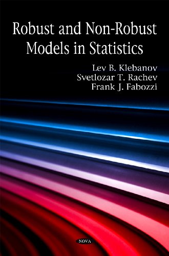 Robust And Nonrobust Models In Statistics Uk Ed Lev B Klebanov
